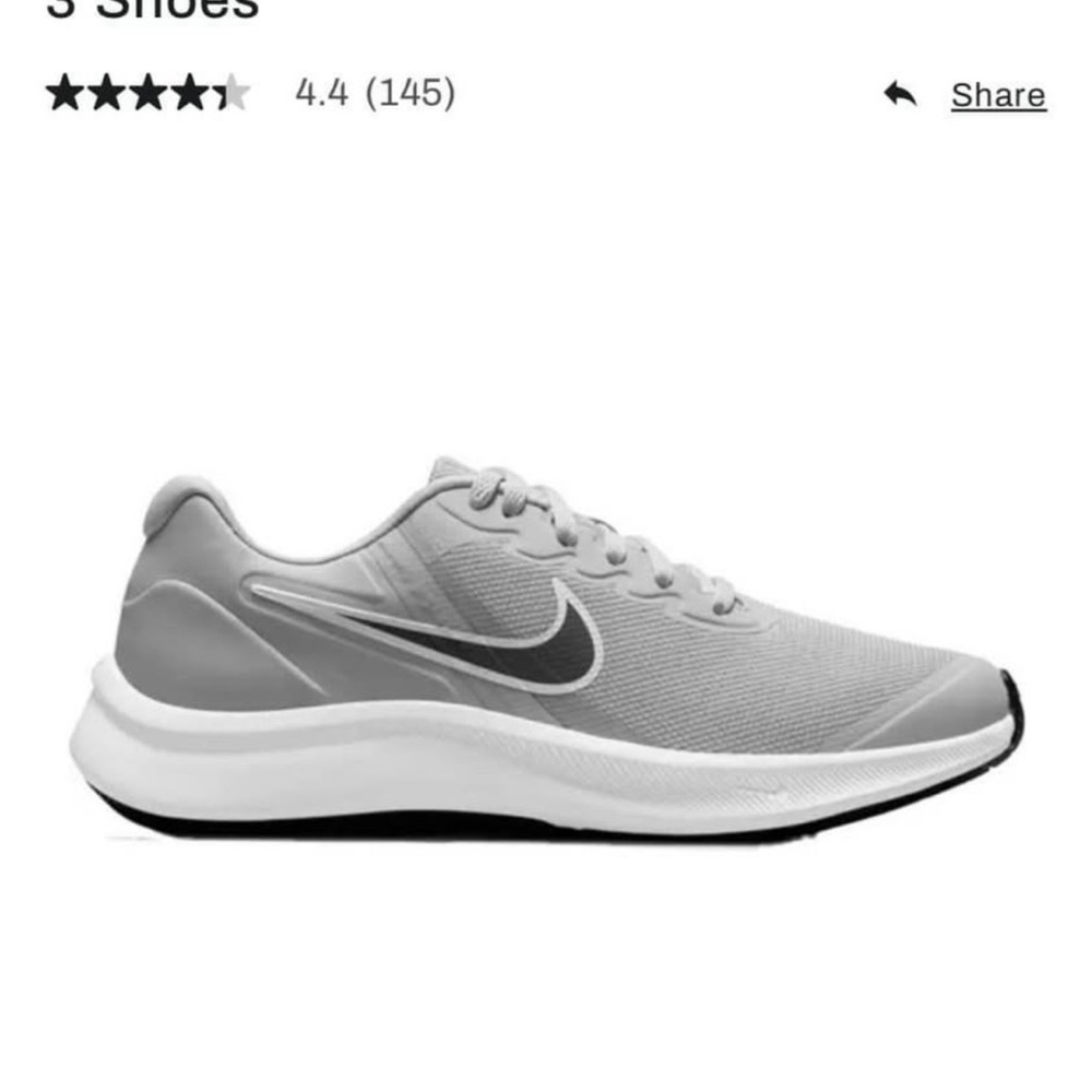 Nike Athletic Shoes in Gray and White - Picture 2 of 4